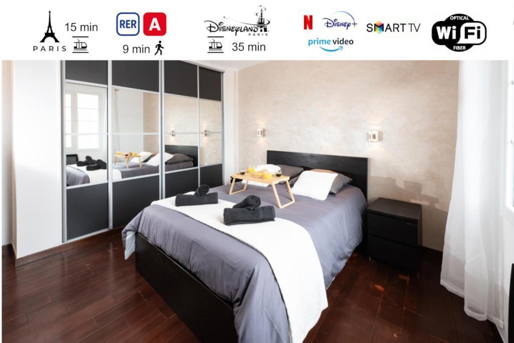 Апартаменты Cosy Paris - Disneyland - Rer A Фонтене-су-Буа Экстерьер фото